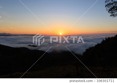 Sea of clouds seen from Mt. Onade ”Sayo Town, Hyogo Prefecture” Sea of clouds seen from Mt. Onade ”Sayo Town, Hyogo Prefecture” 106301711