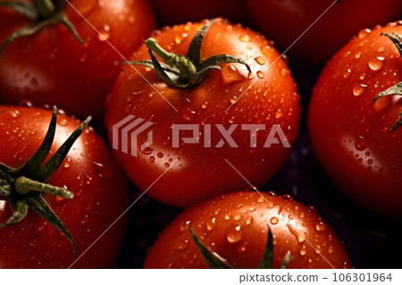 Fresh tomatoes AI-generated image 106301964