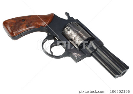 Revolver isolated on white 106302396
