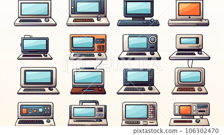 各種個人電腦 (PC) 的圖標參考表 106302470