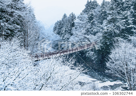 東京秋川谷雪景~關船橋~ 東京秋川谷雪景~關船橋~ 106302744