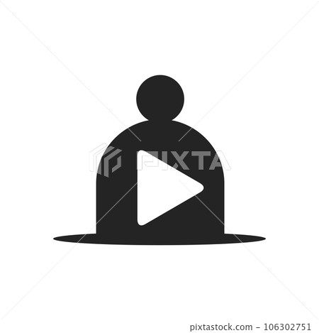 video logo template Isolated. Brand Identity. Icon Abstract Vector graphic video logo template Isolated. Brand Identity. Icon Abstract Vector graphic 106302751