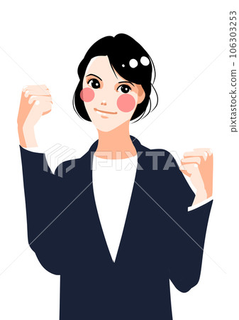 Businessman's Guts pose 106303253