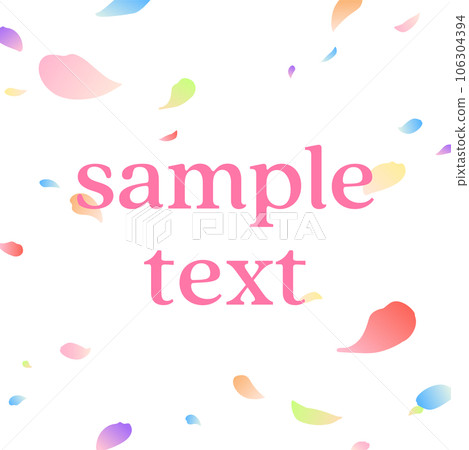 Background material_Flower snowstorm_Colorful Background material_Flower snowstorm_Colorful 106304394