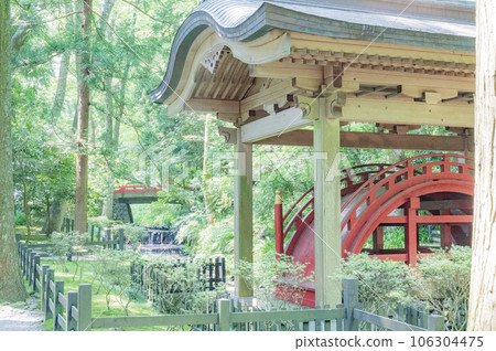 新潟彌彥神社的玉橋 106304475