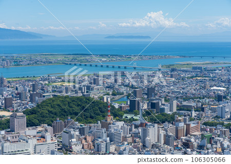 從眉山眺望德島市 從眉山眺望德島市 106305066