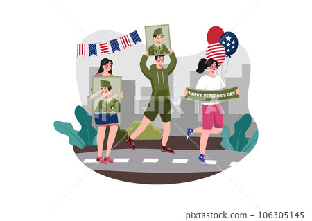American Veterans Day Remembrance American Veterans Day Remembrance 106305145