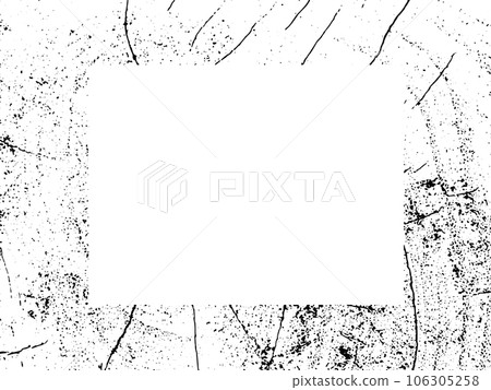 Black and white grunge. Distress overlay texture. Abstract surface dust and rough dirty wall background concept. Distress illustration simply place over object to create grunge effect. Vector EPS10. 106305258