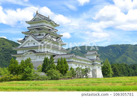 胜山城和向日葵田 胜山城和向日葵田 106305781