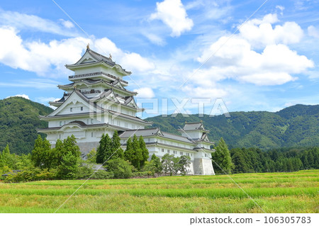 胜山城和向日葵田 胜山城和向日葵田 106305783