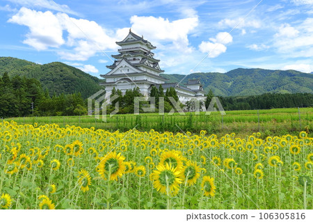 胜山城和向日葵田 106305816