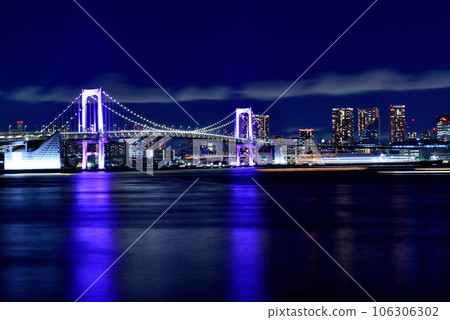 彩虹橋 30 週年紀念特別點燈江戶紫色夜景（豐洲 Gururi 公園） 106306302