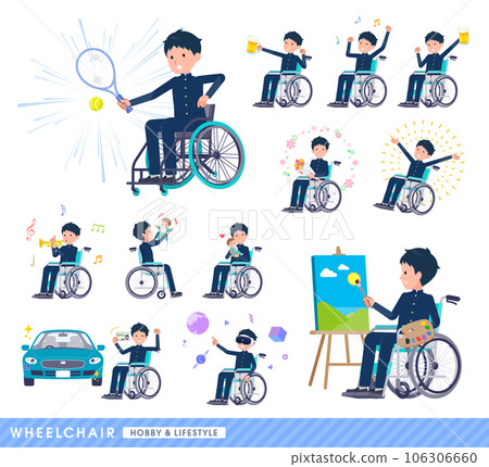 Students Running Riding A set of school run male students riding a... - Stock Illustration ...