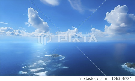 AI圖像生成的天空和海洋 AI圖像生成的天空和海洋 106306724
