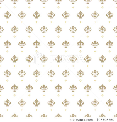 Seamless Pattern With Few Royal Lilies 106306760