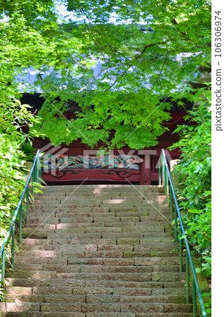 鎌倉妙本寺 鮮綠二天門(神奈川縣鎌倉市大町) 鎌倉妙本寺 鮮綠二天門(神奈川縣鎌倉市大町) 106306974