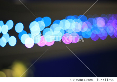 Summer night view and colorful round bokeh of Namgang River in Jinju-si, Gyeongsangnam-do, South Korea Summer night view and colorful round bokeh of Namgang River in Jinju-si, Gyeongsangnam-do, South Korea 106311290