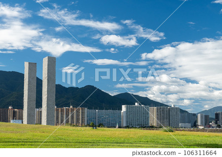 夏天的琵琶湖海灘大津景觀 夏天的琵琶湖海灘大津景觀 106311664