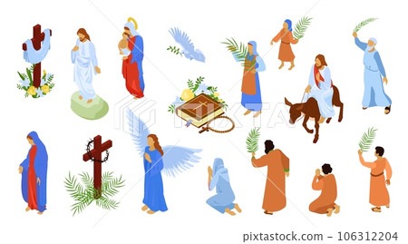 Christ Virgin Mary Set 106312204