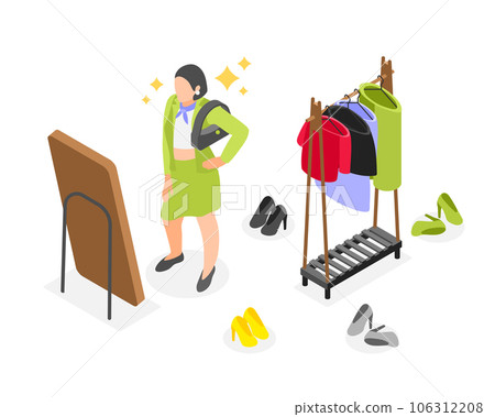 Spring Wardrobe Composition 106312208