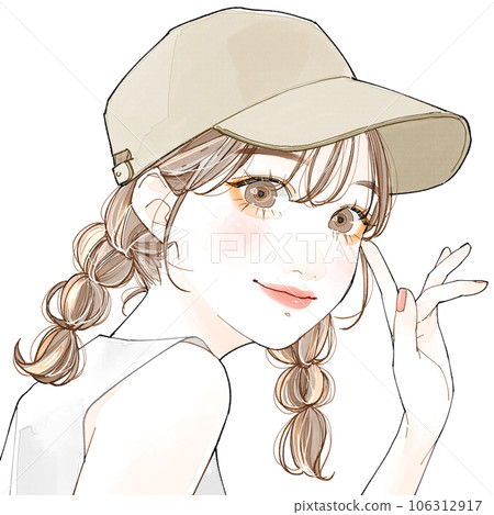 帽子女孩 106312917