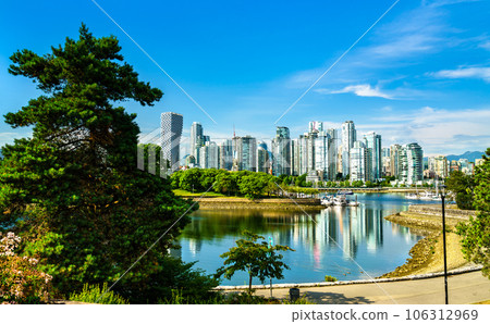 Skyline of Downtown Vancouver at False Creek - British Columbia, Canada Skyline of Downtown Vancouver at False Creek - British Columbia, Canada 106312969