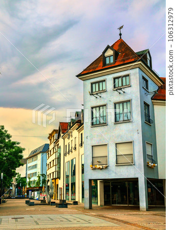 Historic buildings in the old town of Singen - Baden-Wurttemberg, Germany 106312979