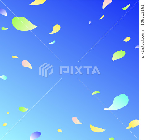 Background material_Hanabukiyuki_Blue 106313161