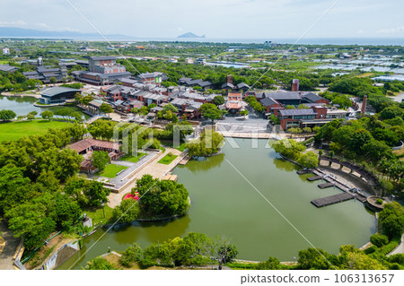 Aerial view of the National Center for Traditional Arts located in Yilan county, Taiwan 106313657