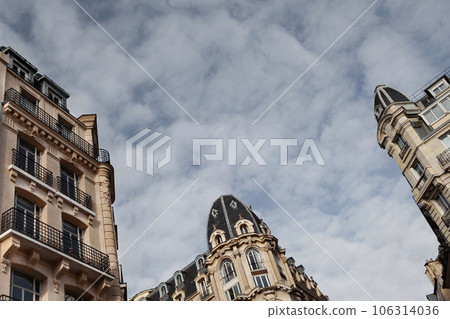 French architecture in a Parisian street French architecture in a Parisian street 106314036
