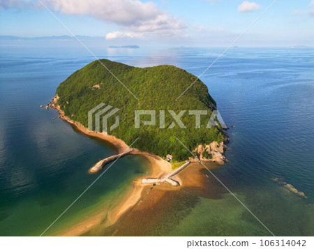 無人機拍攝的丸山島 106314042