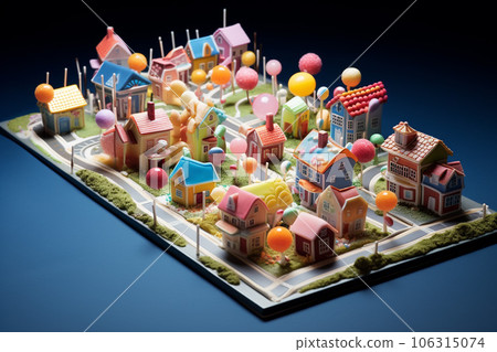 The streets of the country of sweets 106315074