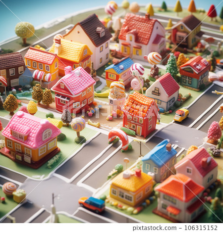 微縮模型的街道 微縮模型的街道 106315152