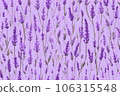 Delicate Lavender flower pattern background. Generative AI. 106315548