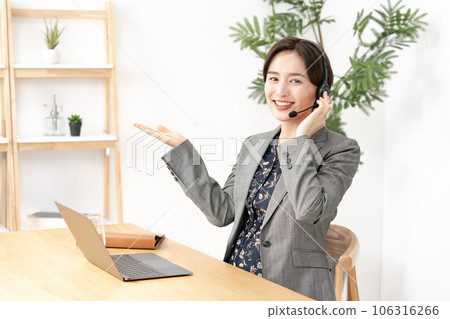 Business telework headset women Business telework headset women 106316266