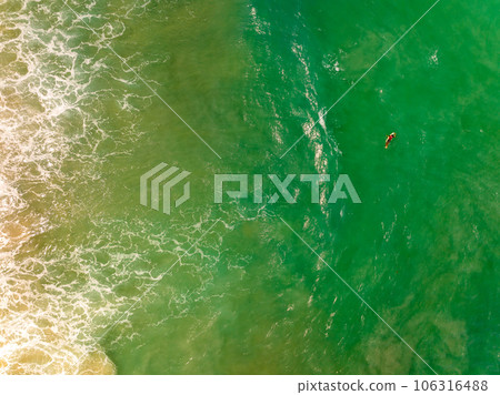 Waves sea water surface nature background,High quality sea top view, Bird's eye view ocean,Sea ocean waves water background 106316488