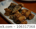 Fried moray eel 106317368