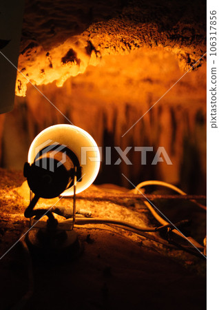Otaki Limestone Cave / Illumination of stalactites Otaki Limestone Cave / Illumination of stalactites 106317856