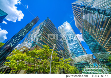 View of Tokyo cityscape of Japan, such as Tokyo Midtown 106318143