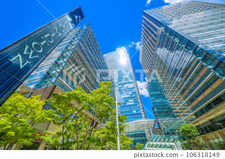 日本東京城市景觀,如東京中城 日本東京城市景觀,如東京中城 106318149