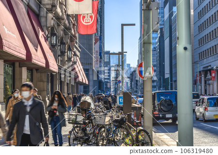 Cityscape of Chuo-ku, Tokyo Nihonbashi 106319480