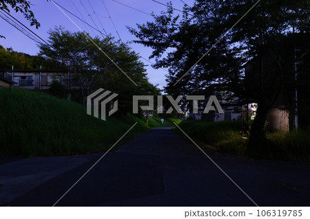 廢棄住宅區的電話亭 106319785