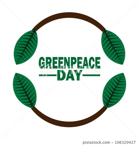 Greenpeace Day Vector Template Design Illustration Greenpeace Day Vector Template Design Illustration 106320427