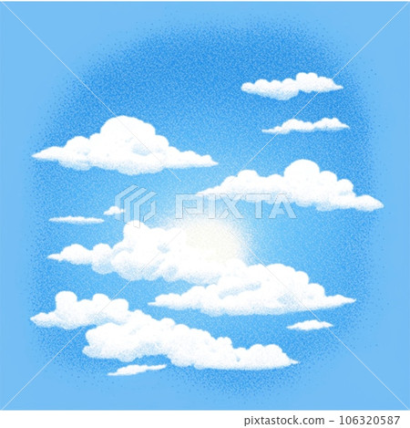 sky, blue sky, cloud,the cloud , space, empty,Sunny, summer,design,gardening, gouache,bush,jott cloud, farm,cartoon,day,today, animal, minimal,Ai,Ai-generat 106320587