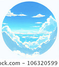 sky, blue sky, cloud,the cloud , space, empty,Sunny, summer,design,gardening, gouache,bush,jott cloud, farm,cartoon,day,today, animal, minimal,Ai,Ai-generat 106320599