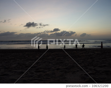 Children of the Sea at Sunset in Legian Children of the Sea at Sunset in Legian 106321200