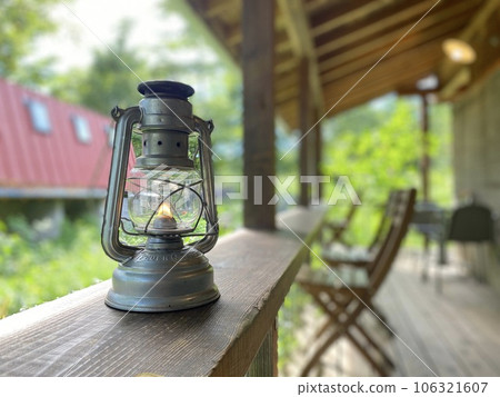 lantern on the terrace 106321607
