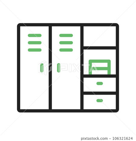 Wardrobe Icon Image. Wardrobe Icon Image. 106321624