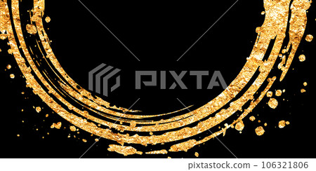 gold style japanese style circular line background illustration material gold style japanese style circular line background illustration material 106321806