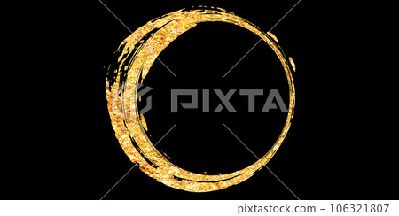 gold style japanese style circular line background illustration material gold style japanese style circular line background illustration material 106321807